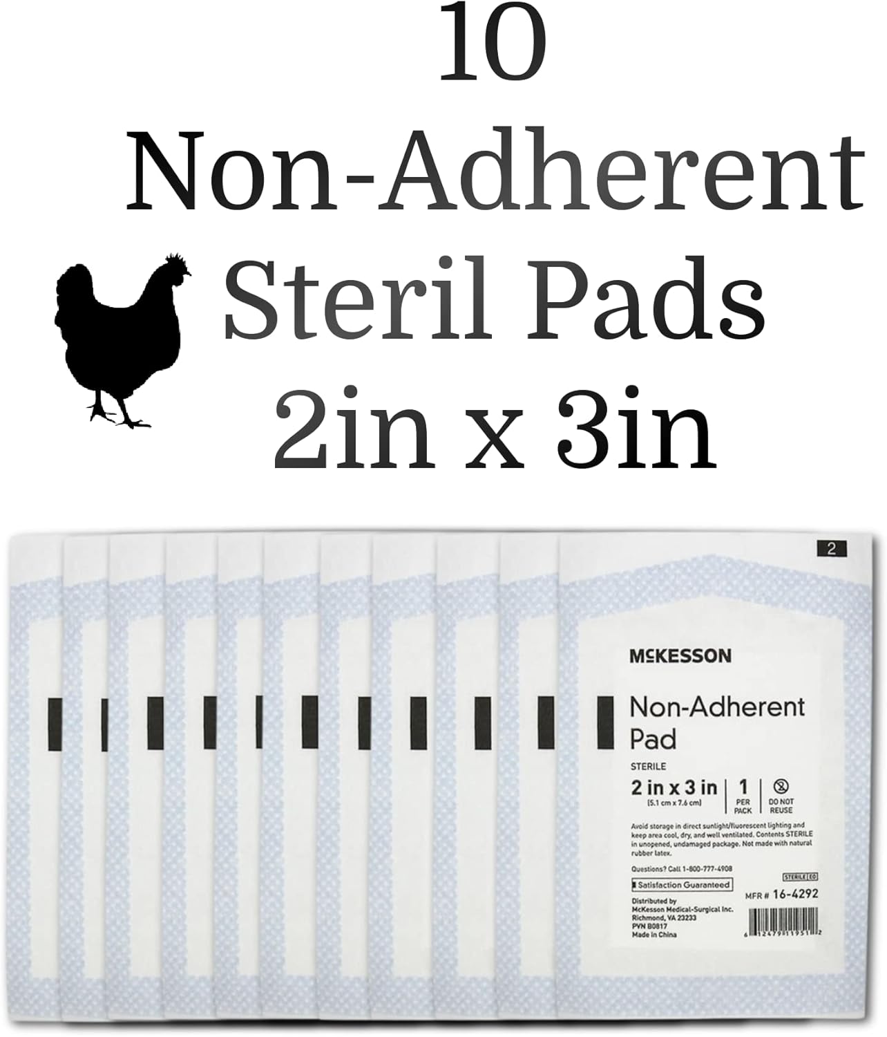 13 Pc Homeopathic Poultry Non-Surgical Bumblefoot Treatment Kit 1" Vet Wrap Surgical Grade Forceps Drawing Salve Non Stick Gauze Pads for Non-Surgical Treatment of Bumblefoot in Chickens & Poultry