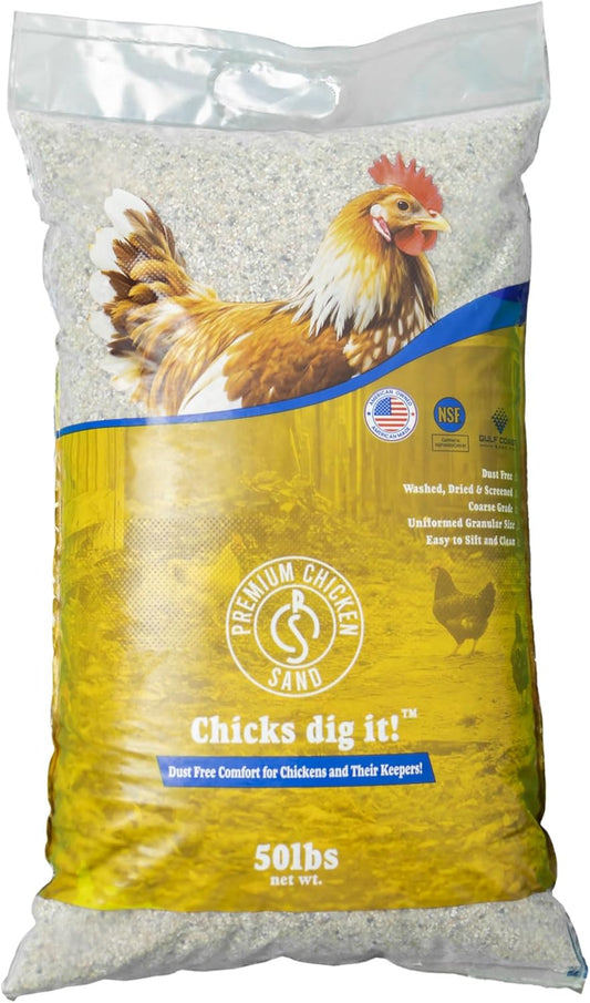 50 lb Bag Odor Eliminating Bedding for Chicken Coops, Nesting Boxes & Runs