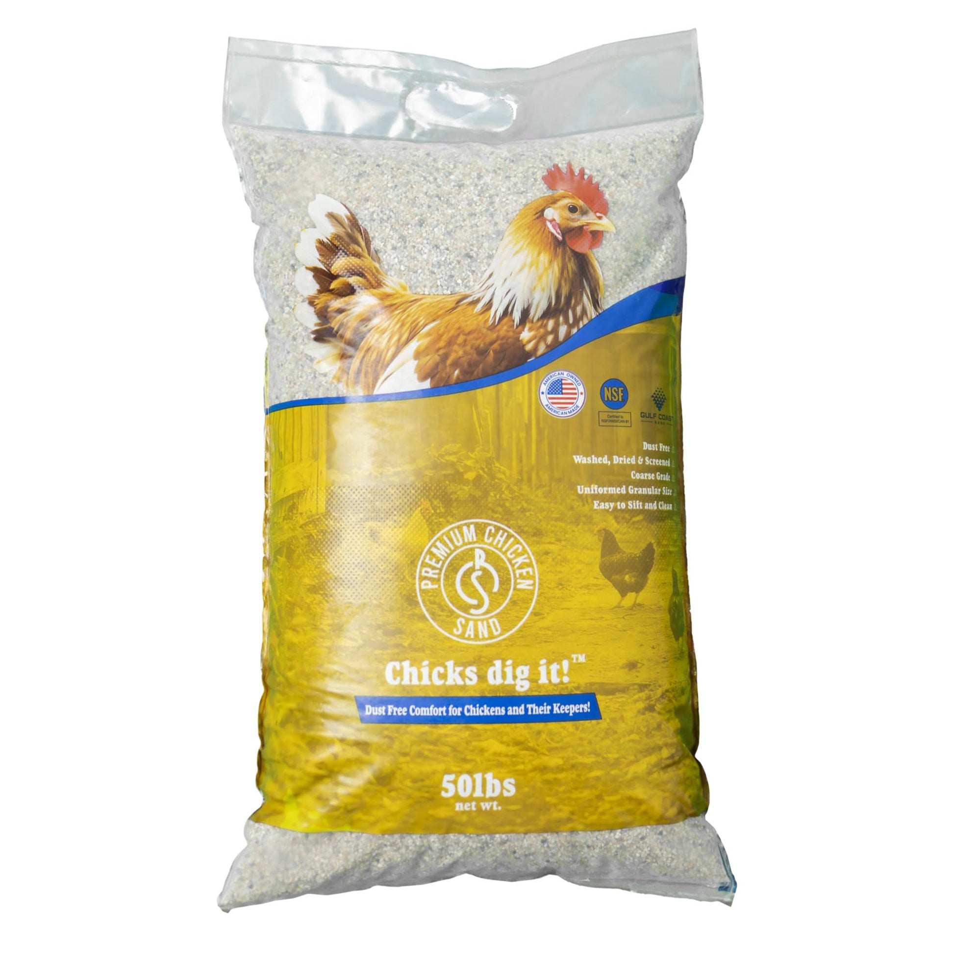 50 lb Bag Odor Eliminating Bedding for Chicken Coops, Nesting Boxes & Runs