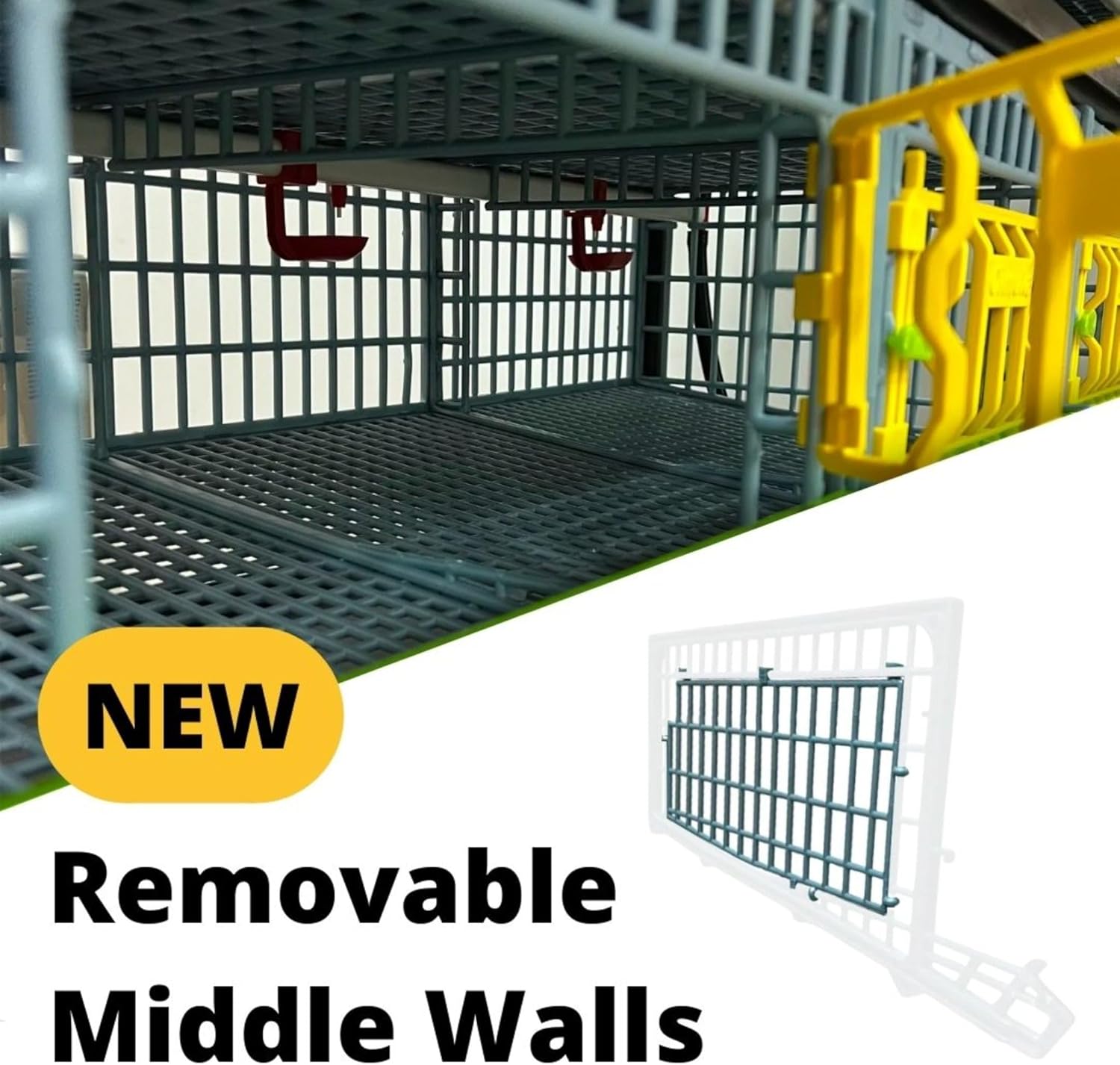 Quail Breeding Cage Indoor: 3 Layer Stackable Quail Coop, Easy Clean, Rust-Free, Easy Egg Collection (2024 Upgrades: Longer Waste Trays, Removable Middle Walls) Cimuka by Hatching Time (Traditional)