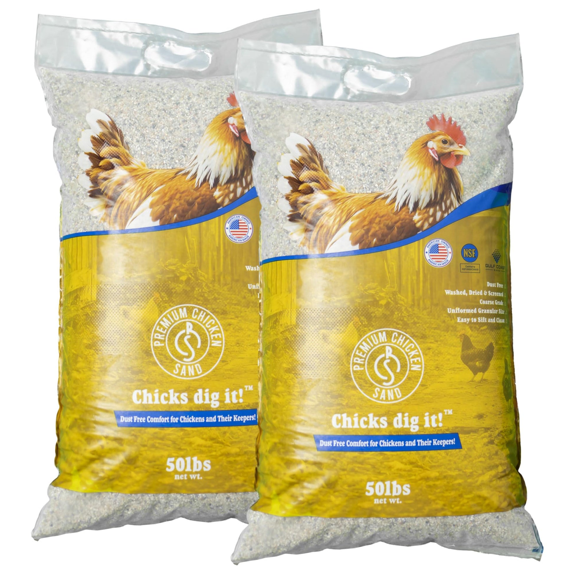 50 lb Bag Odor Eliminating Bedding for Chicken Coops, Nesting Boxes & Runs